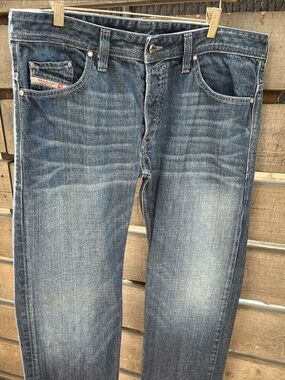 Vintage Diesel Safado Dark Wash Straight Leg Jeans Men’s Size 36x32
